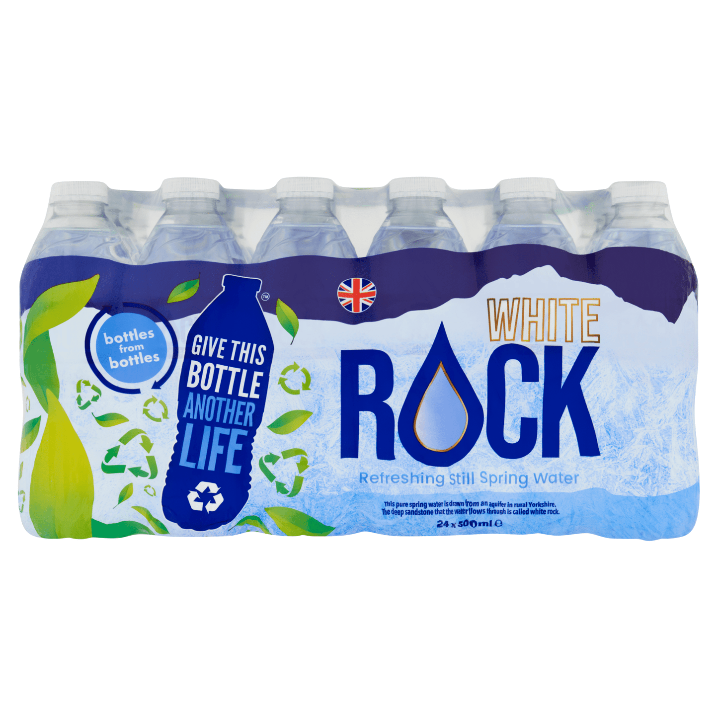 White Rock Refreshing Still Spring Water 24 x 500ml - UK Food & Drink - 5033022002351