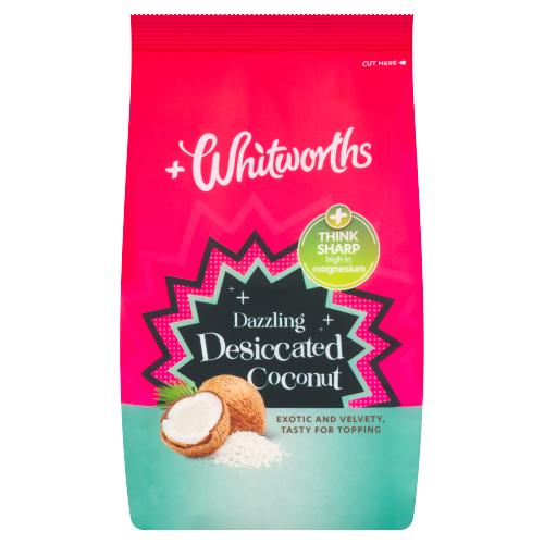 Whitworths Dazzling Desiccated Coconut 200g - UK Food & Drink - 5000234048200