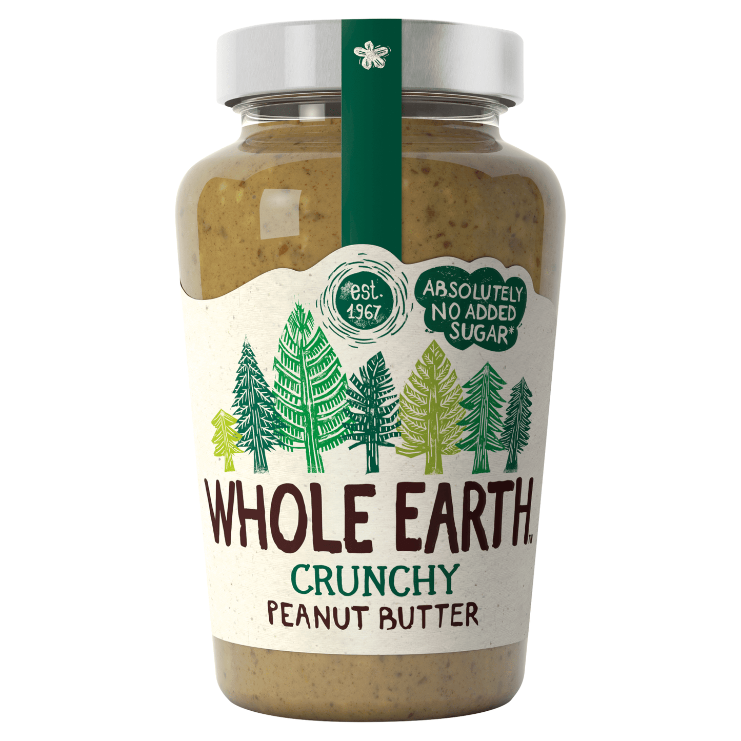 Whole Earth Crunchy Peanut Butter 454g - UK Food & Drink - 5013665108801