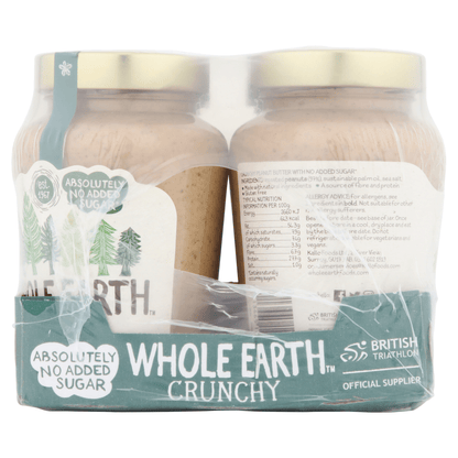 Whole Earth Crunchy Peanut Butter 454g - UK Food & Drink - 5013665108801
