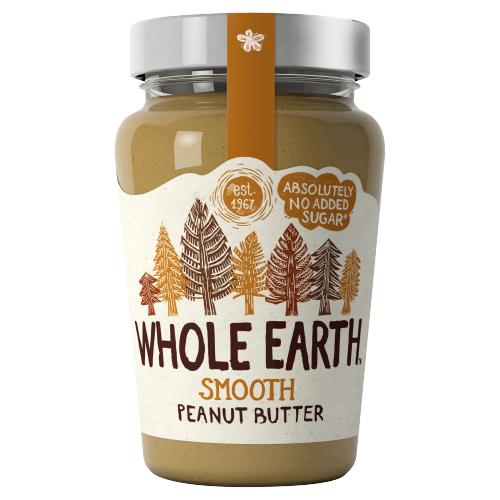 Whole Earth Smooth Peanut Butter 340g - UK Food & Drink - 5011835101058