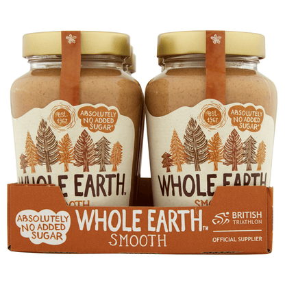 Whole Earth Smooth Peanut Butter 454g - UK Food & Drink - 5013665109389