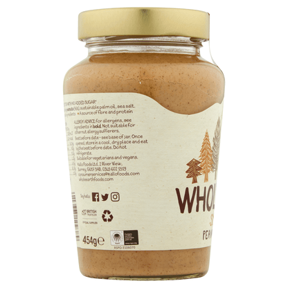 Whole Earth Smooth Peanut Butter 454g - UK Food & Drink - 5013665109389