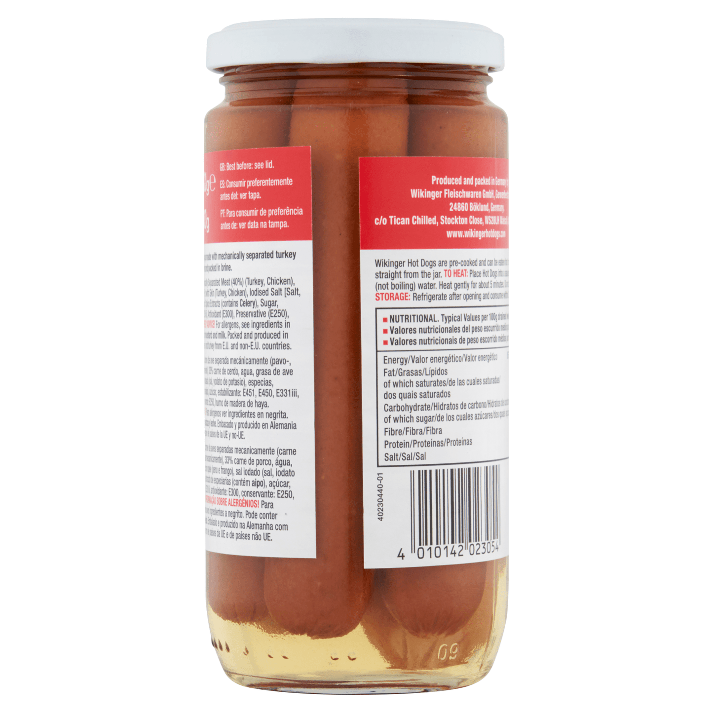 Wikinger 5 Hot Dogs 380g - UK Food & Drink - 4010142023054