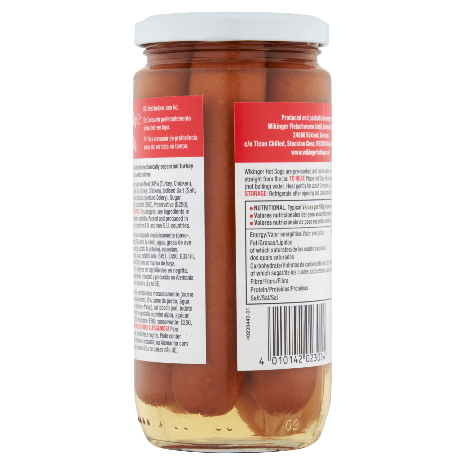 Wikinger 5 Hot Dogs 380g - UK Food & Drink - 4010142023054