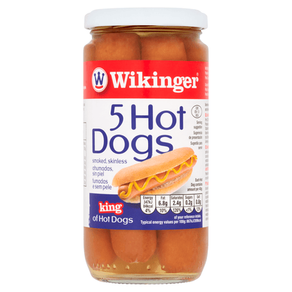 Wikinger 5 Hot Dogs 380g - UK Food & Drink - 4010142023054