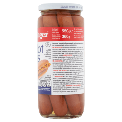 Wikinger 8 Hot Dogs 550g - UK Food & Drink - 4010142026253