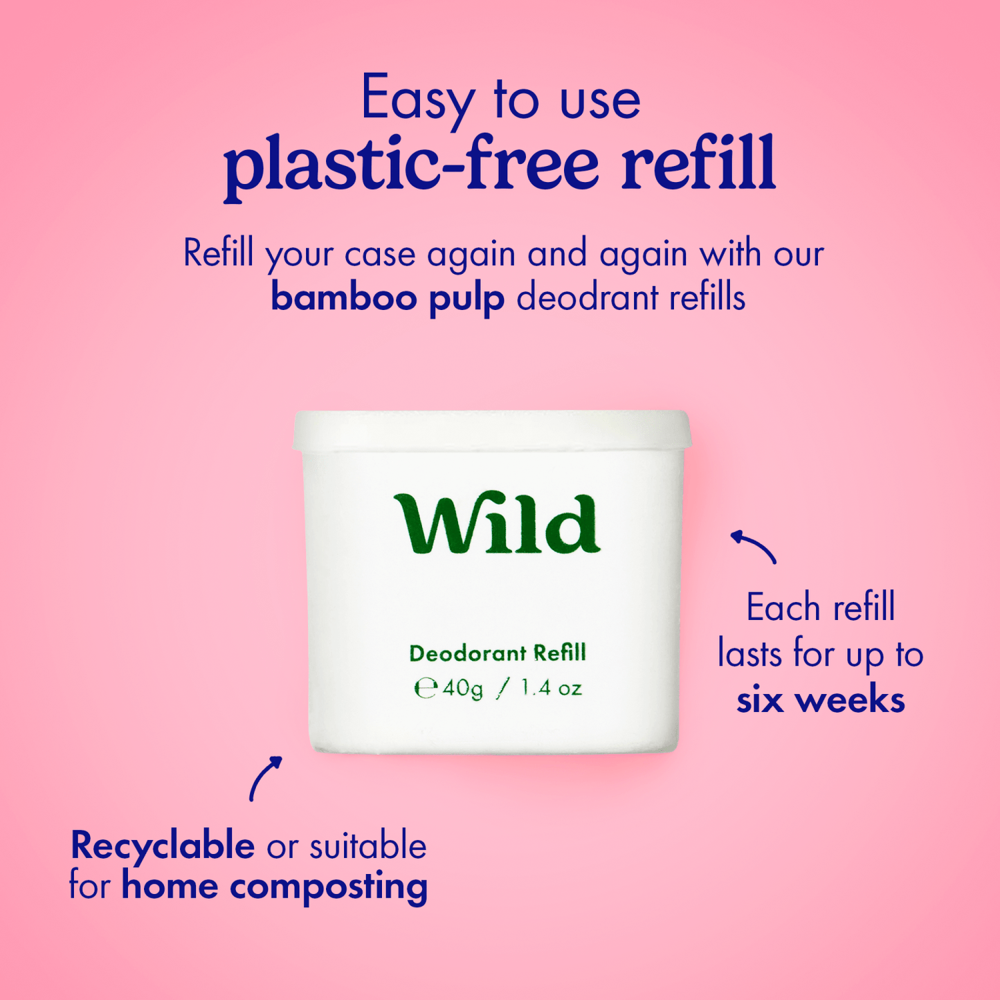 Wild Cotton & Sea Salt Deo Refill - UK Food & Drink - 5065003990555