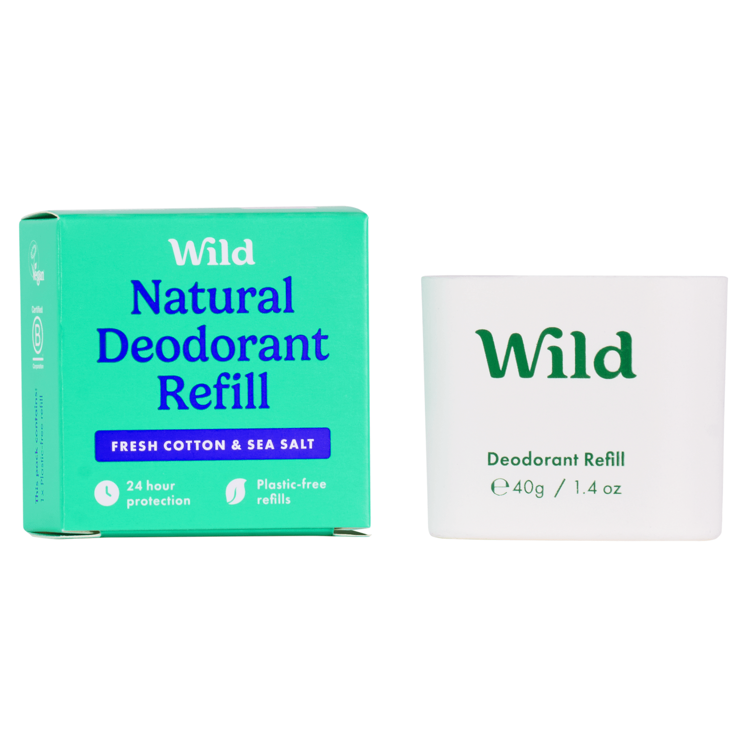 Wild Cotton & Sea Salt Deo Refill - UK Food & Drink - 5065003990555
