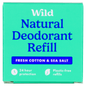 Wild Cotton & Sea Salt Deo Refill - UK Food & Drink - 5065003990555