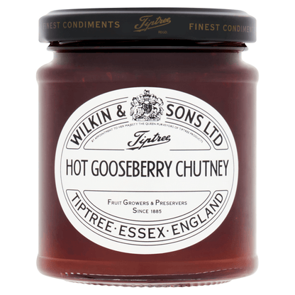 Wilkin & Sons Ltd Tiptree Hot Gooseberry Chutney 230g - UK Food & Drink - 43647831064