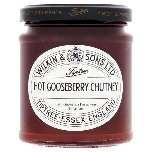 Wilkin & Sons Ltd Tiptree Hot Gooseberry Chutney 230g - UK Food & Drink - 43647831064