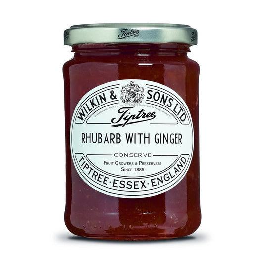 WILKIN & SONS LTD Tiptree Rhubarb with Ginger Conserve 340g - UK Food & Drink - 043647345011