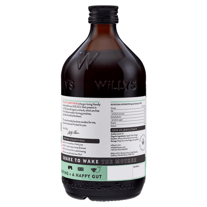 Willy's ACV No1 Original Live Apple Cider Vinegar 500ml - UK Food & Drink - 5060655701054