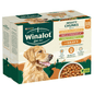 Winalot Perfect Portions Adult Dog Selection in Gravy Chicken & Carrots, Beef & Potatoes 12 x 100g - UK Food & Drink - 7613035605954