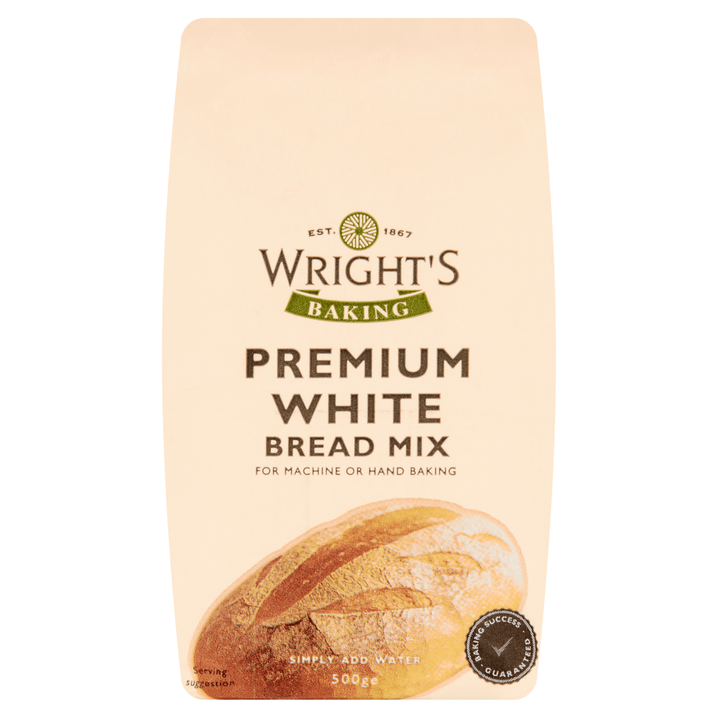Wright's Baking Premium White Bread Mix 500g - UK Food & Drink - 5020387000290