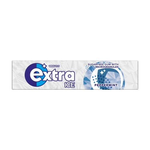 Wrigley's Extra Ice Peppermint Chewing Gum Sugarfree 10 Pieces 14g - UK Food & Drink - 42211464
