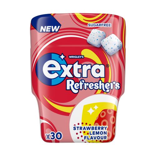 Wrigley's Extra Refresher's Strawberry Lemon Flavour 30 Pieces 67g - UK Food & Drink - 4009900544580