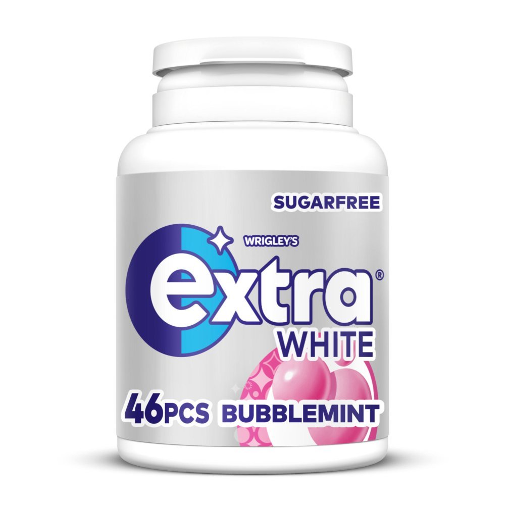 Wrigley's Extra White Bubblemint Chewing Gum 46 Pieces - UK Food & Drink - 4009900489119