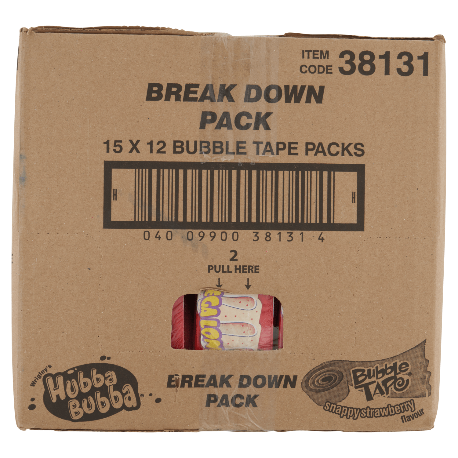 Wrigley's Hubba Bubba Snapy Strawberry Flavour - UK Food & Drink - 4009900381352