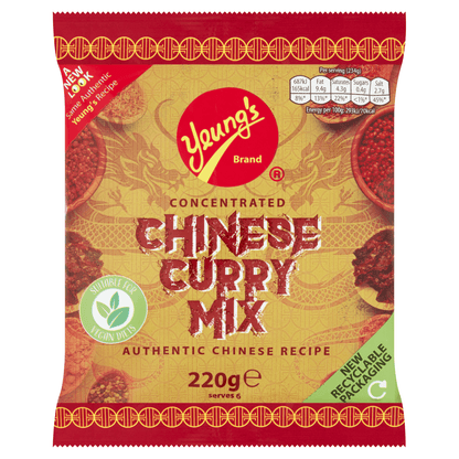 Yeung's Concentrated Chinese Curry Mix 220g - UK Food & Drink - 5022414002208