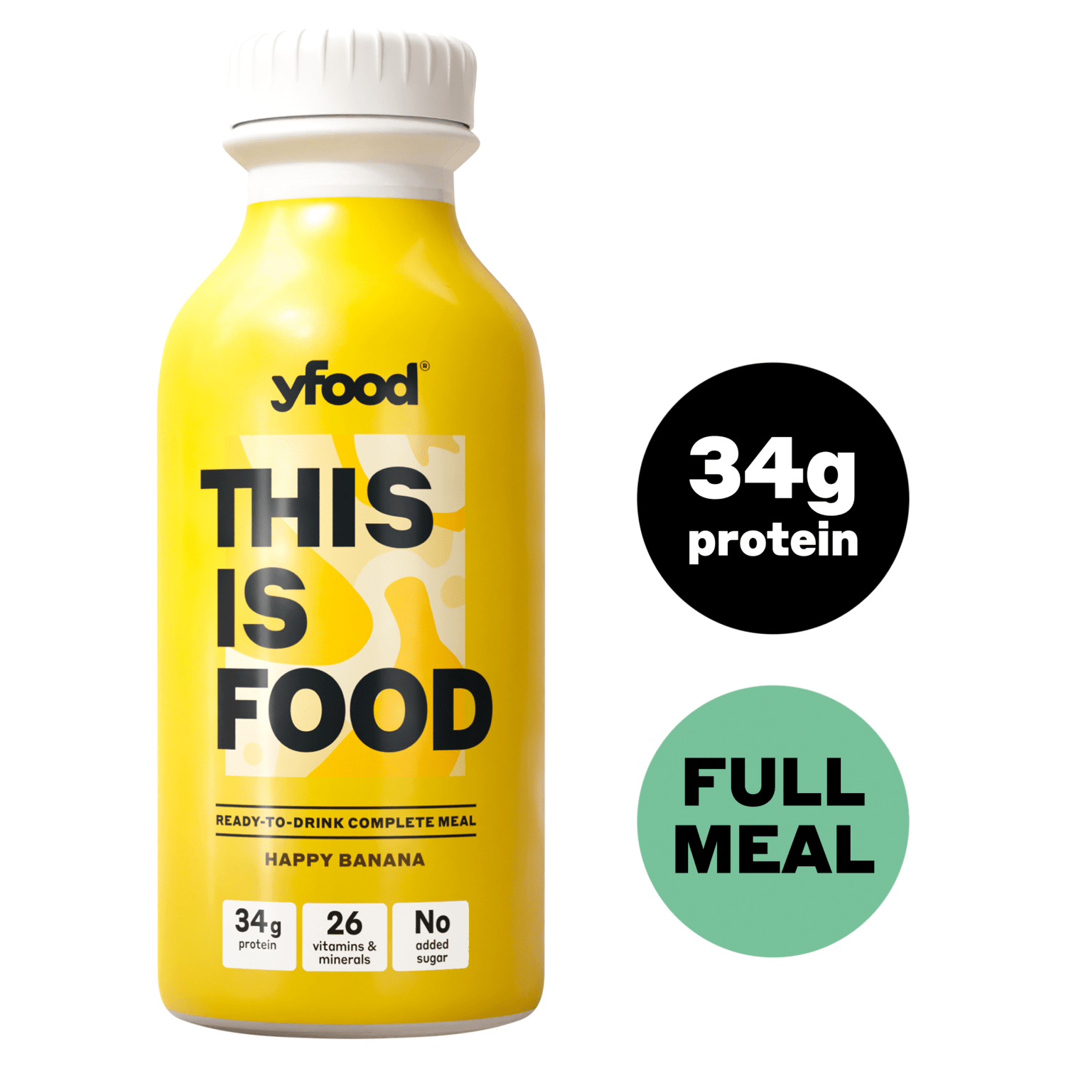 YFood This Is Food Happy Banana 500ml - UK Food & Drink - 4260556631196