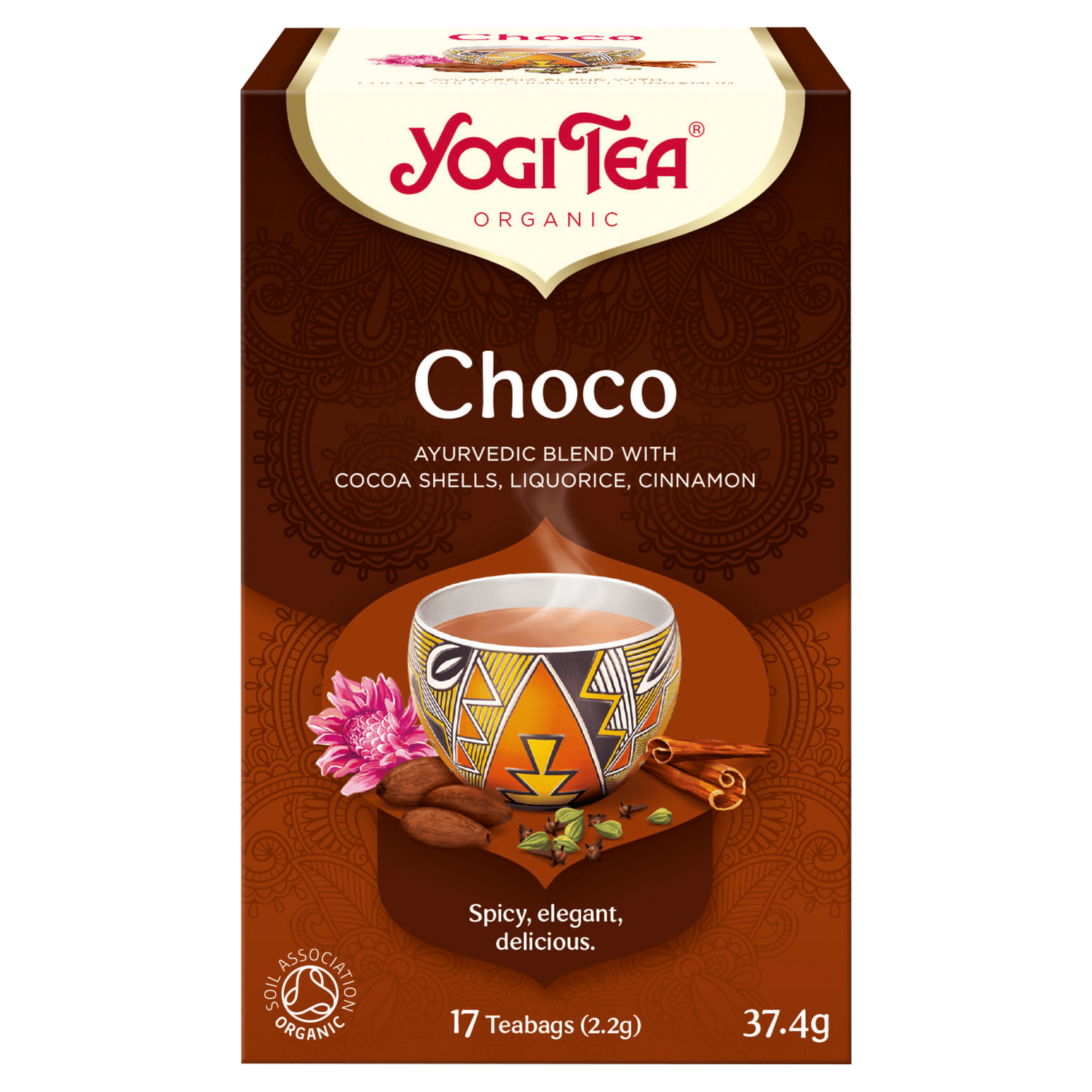 Yogi Tea Organic Choco 17 Teabags 37.4g - UK Food & Drink - 4012824402416