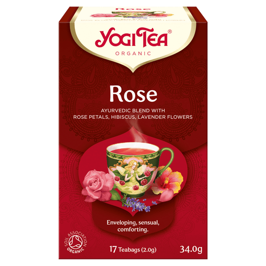 Yogi Tea Organic Rose 17 Teabags 34.0g - UK Food & Drink - 4012824402461