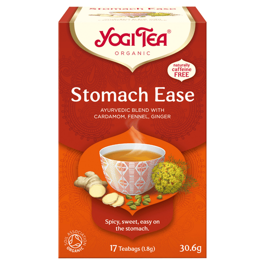 Yogi Tea Organic Stomach Ease 17 Teabags 30.6g - UK Food & Drink - 4012824402478