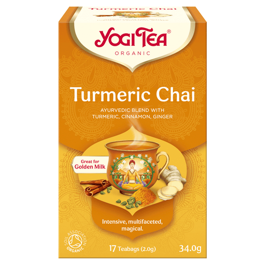Yogi Tea Organic Turmeric Chai 17 Teabags 34.0g - UK Food & Drink - 4012824404168