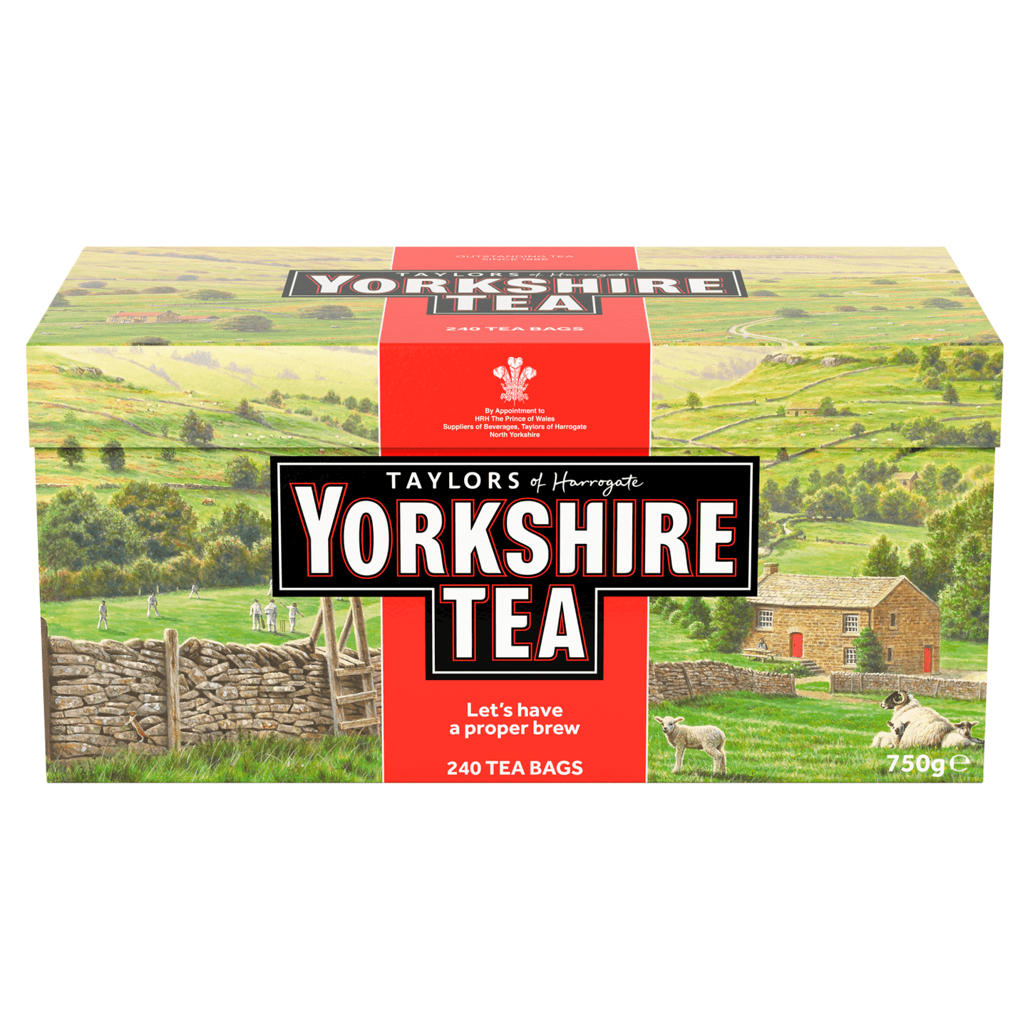 Yorkshire Tea 240 Tea Bags 750g - UK Food & Drink - 5010357112092