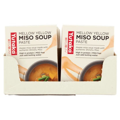 Yutaka Mellow Yellow Miso Soup Paste 50g - UK Food & Drink - 5014276701023