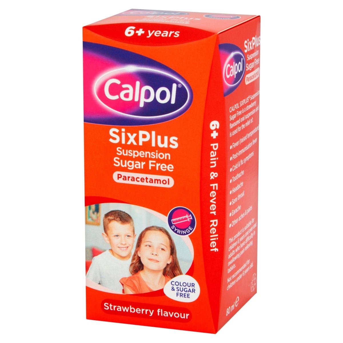 Calpol Six Plus 80ml (MED) - Intamarque 3574660435221