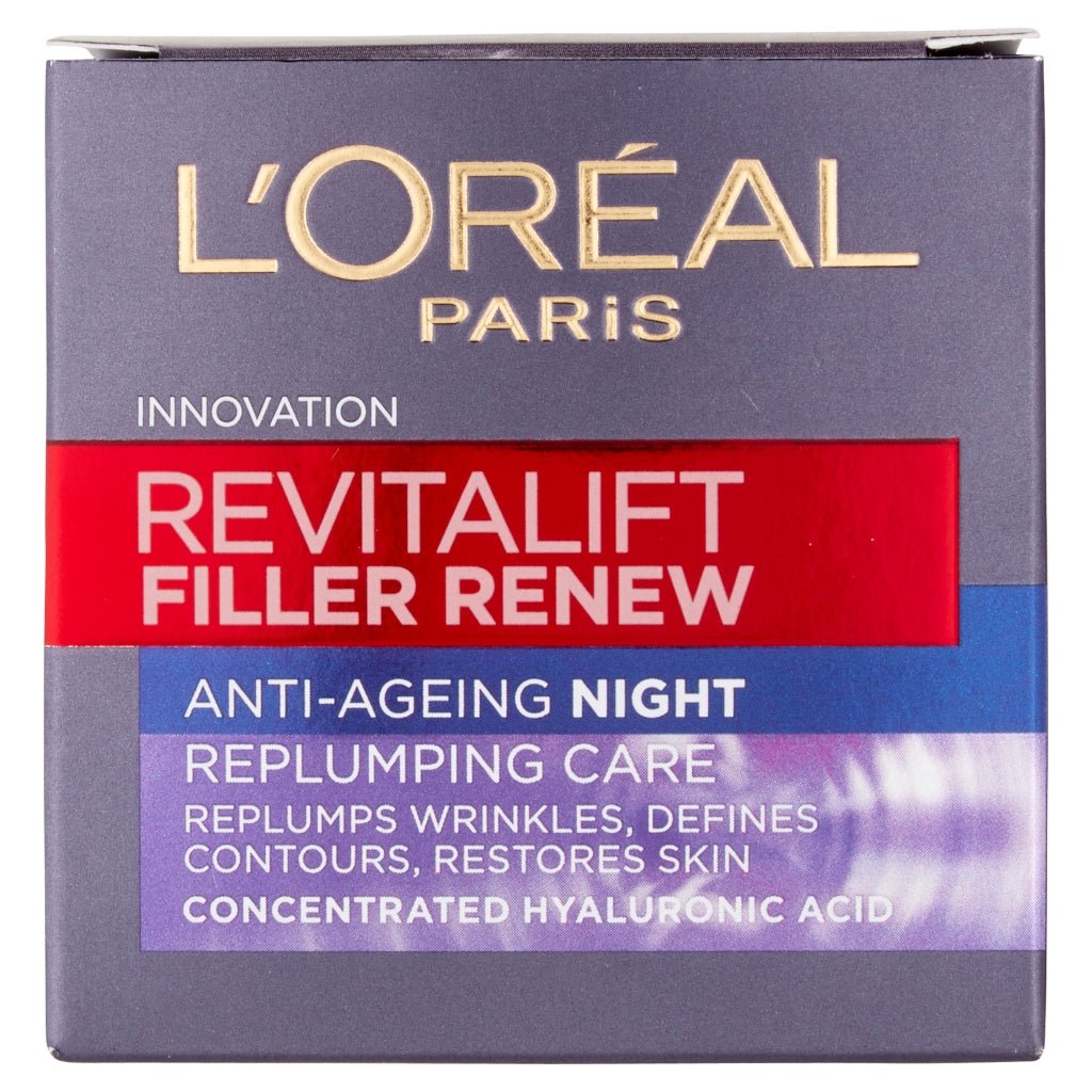 L'Oreal Revitalift Filler Renew Night Cream 50Ml - Intamarque 3600523201303