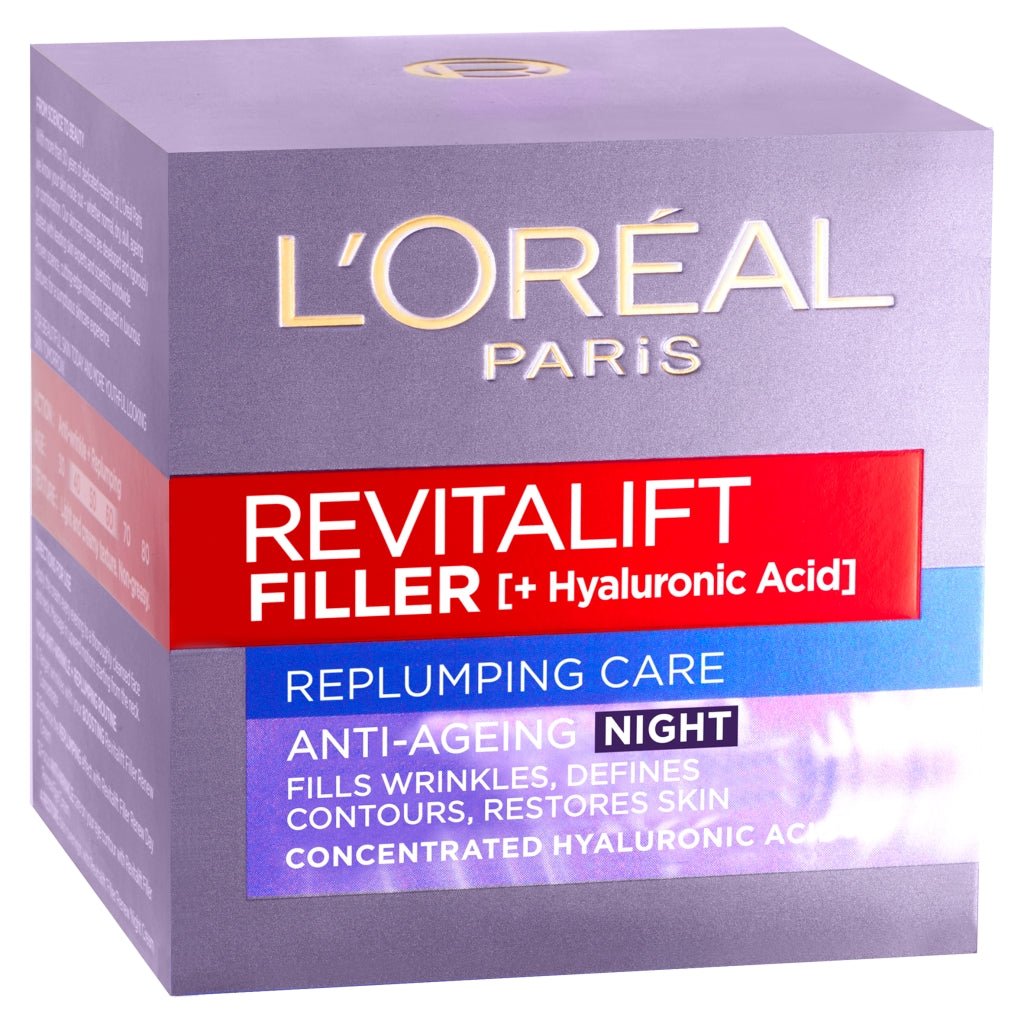 L'Oreal Revitalift Filler Renew Night Cream 50Ml - Intamarque 3600523201303