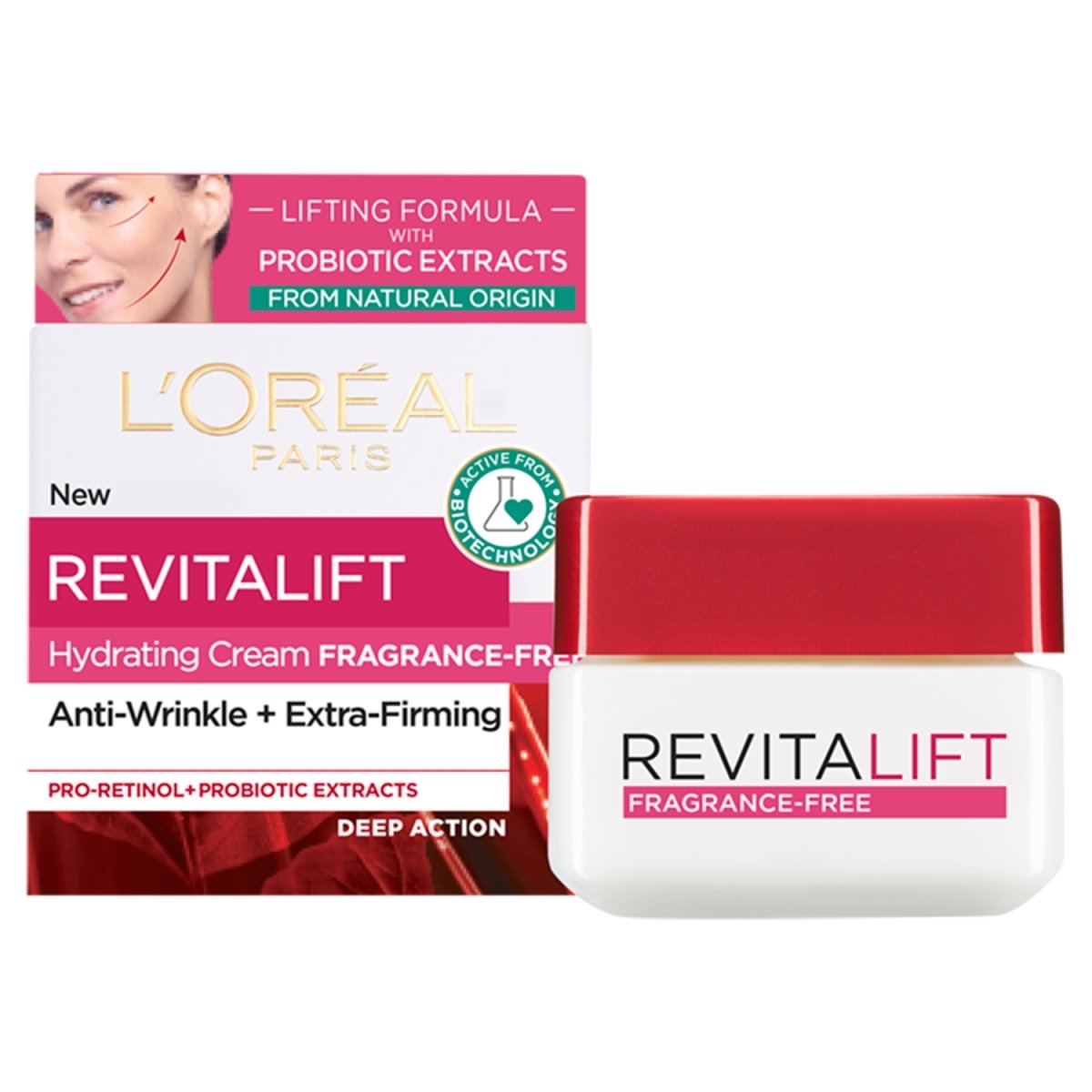 L'Oreal Revitalift Day Cream Fragrance Free 50ml - Intamarque - Wholesale 3600523972111