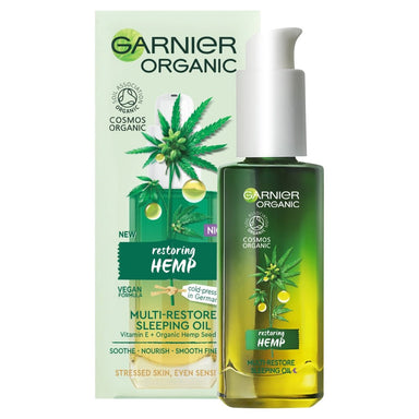 Garnier Organic Restoring Hemp Sleep Oil 30Ml - Intamarque 3600542361385