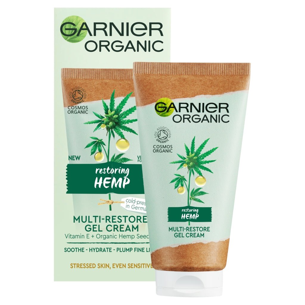 Garnier Organic Restoring Hemp Gel Cream 50Ml - Intamarque 3600542370677