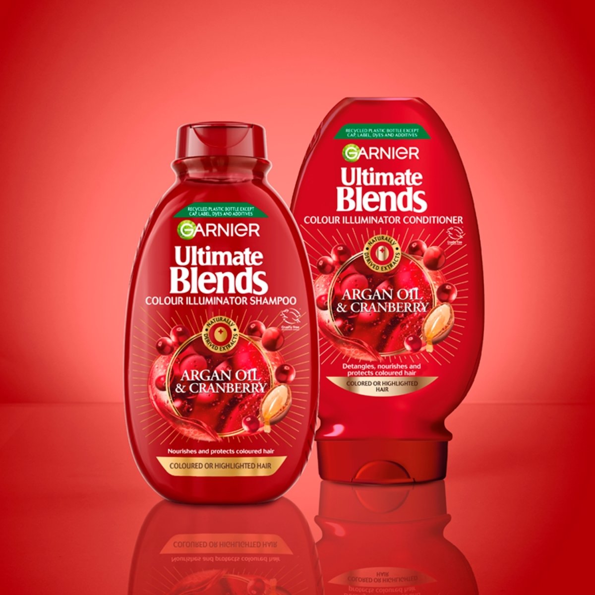 Garnier Ultimate Blends Core Argan & Cranberry Conditioner 400ml - Intamarque 3600542462938