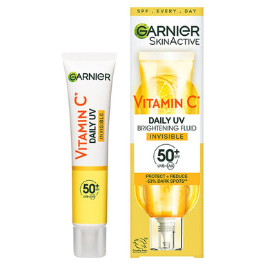 Garnier Vitamin C DAILY UV Invisible SPF50+ 40ml - Intamarque - Wholesale 3600542572989