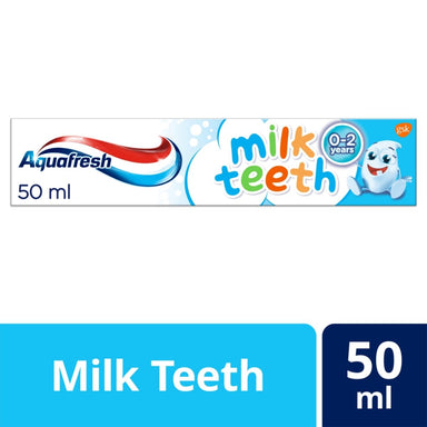 Aquafresh Kids Toothpaste 50ml Milk Teeth 0-2 Years - Intamarque 5000347090967