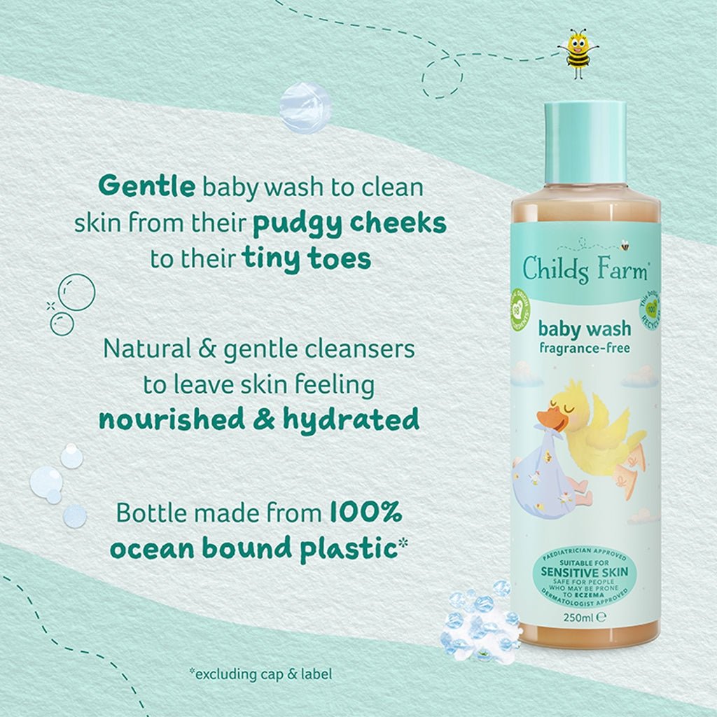 Childs Farm Baby Wash Fragrance Free - Intamarque - Wholesale 5029066078483