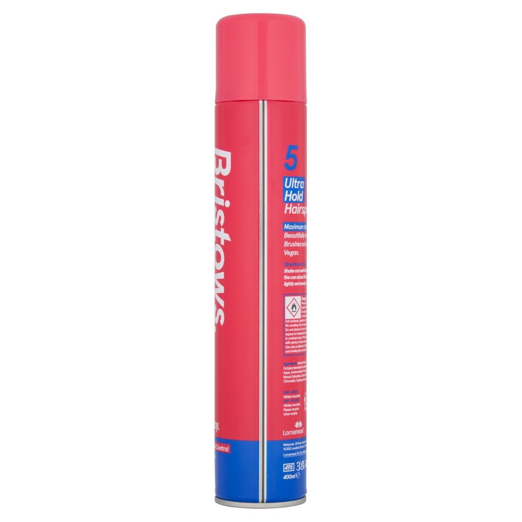 Bristow Ultra Hold Hairspray 400ml (MED)