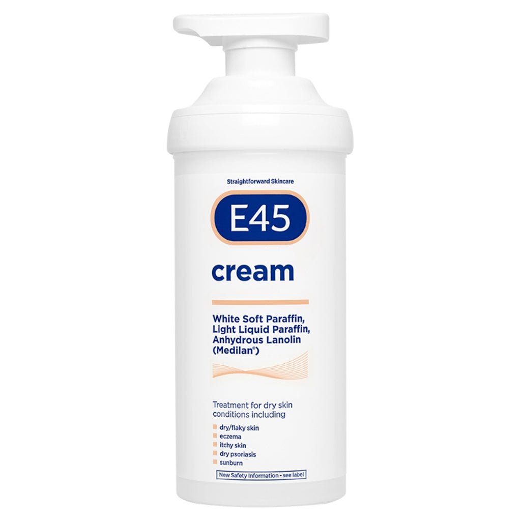 E45 500g Dermalogical Cream Pump (MED) - Intamarque - Wholesale 7350087736839