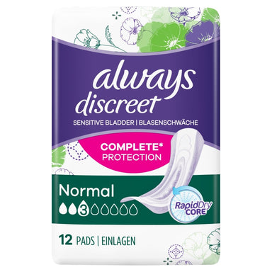 Always Discreet Pads 12's Normal - Intamarque 8001090065964