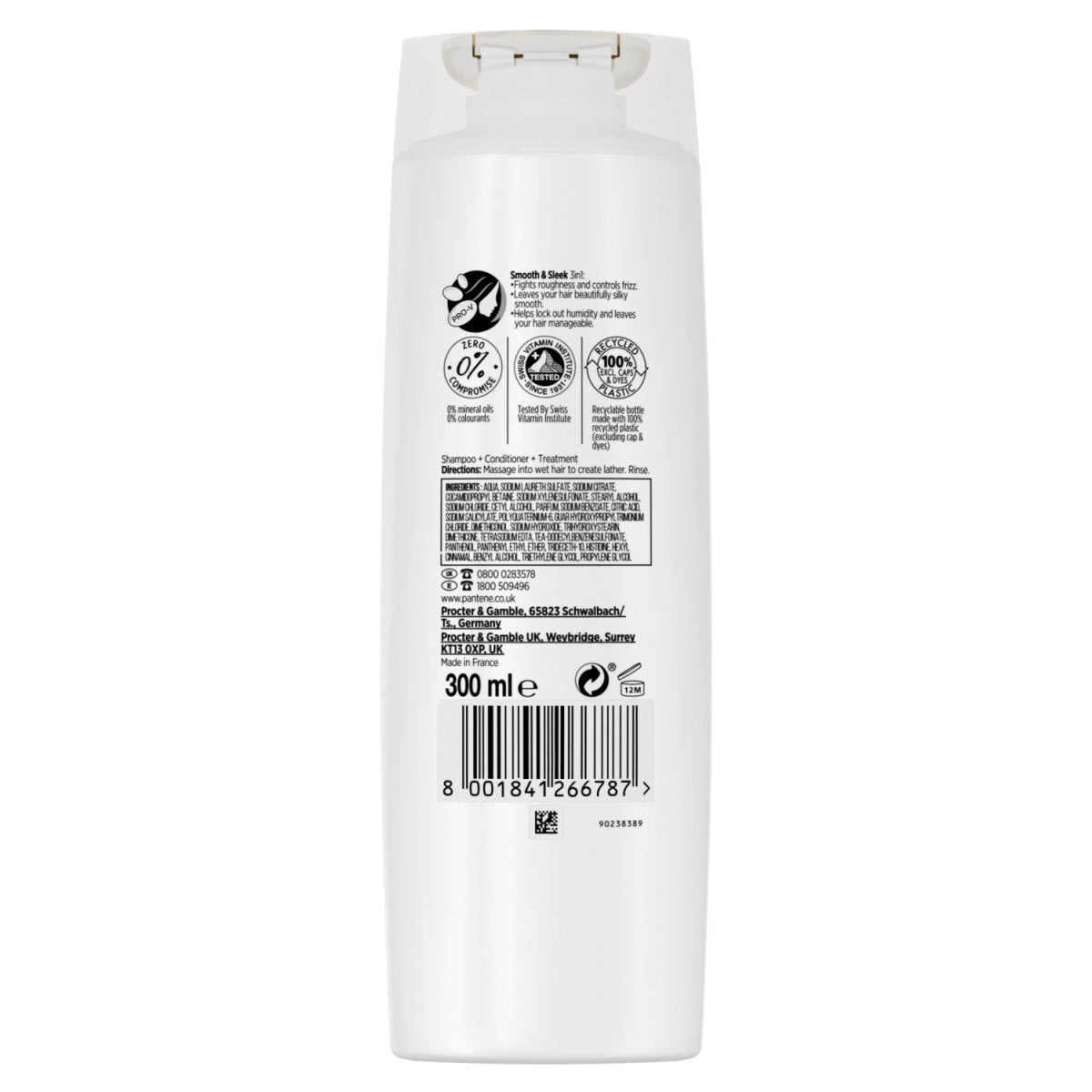 Pantene 3in1 Smooth & Sleek 300ml