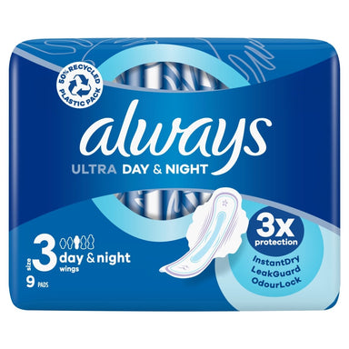 Always Platinum Night Size 3 Sanitary Towels 16 Pack - Tesco Groceries