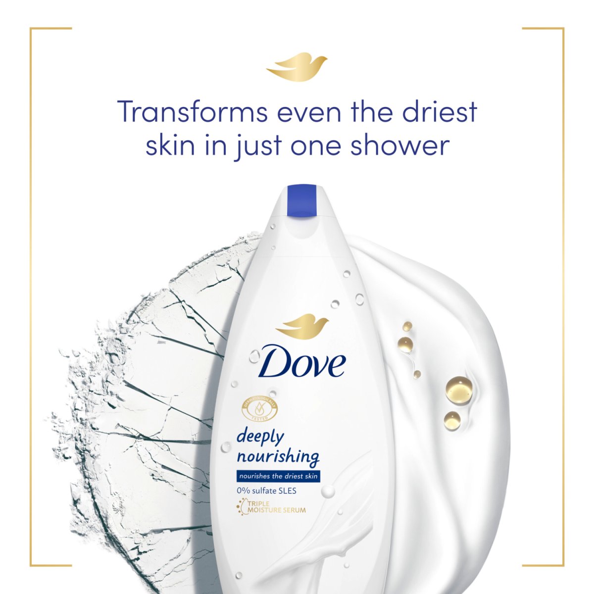 Dove Deeply Nourishing Shower Gel 450ml